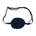 Adult/Child Breathable Adjustable Strabismus Silk Eye Patch Pad Amblyopia Corrected Single Eye Mask for Lazy Eye(Black)