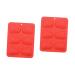 Didiseaon 2pcs Christmas Baking Molds Christmas Silicone Mold Christmas Cake Pan Santa Claus Cake Mold Fruit Tart Mold Silicone Candle Mold Ice Cubes Trays Dessert Silicone Candy Mini Fudge
