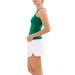 Sportkind Girls & Women Tennis Padel Fitness Running Tank Top Breathable UV Protection UPF 50+ Emerald Green 158