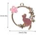 KALLORY 30pcs Alloy Oil Drop Pendant Bride Hollow Out Telephone - Buy Online on SooperMarket.com