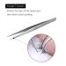 LASHVIEW Professional Eyelash Tweezers - Vetus ST12 Straight Pointed Stainless Steel for Precision Grafting & Extensions - Ideal for Lash Extensions & Stickers International Shipping Available - Buy Online on SooperMarket.com