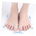 4pcs Big Toe Splitter Tools for Hallux Valgus - Foot Care Kit for Crooked Toe Alignment & Pain Relief - Transparent, 23.5x2.3cm - Buy Online on SooperMarket.com