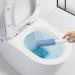 Pumice Stone for Toilet Toilet Limescale Remover 2 Pack Handle Toilet Bowl Cleaner Hard Water Build Up Remover with Ergonomic Handle for Kitchen/Bath/Pool/Household Cleaning Gray+Blue - Buy Online on SooperMarket.com