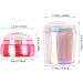 2PCS Nail Seal Stamp Silicone Stamper Heads for French Tips Manicure - Red & Colorful - Buy Online on SooperMarket.com