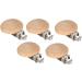 Hztyyier 5Pcs Beech Wood Pacifier Clips - Durable & Stylish Holder for Toddlers & Babies - Buy Online on SooperMarket.com
