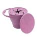 BapronBaby Silicone Collapsible Snack Cup (Grape) - 100% Food Grade Silicone - BPA  Phthalate  and Latex Free - Dishwasher Safe - 6 Months+