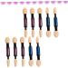 Healeved 10pcs Makeup Brush Eye Shadow Brush Eye Shadow Applicator Cosmetics Blending Brush - Buy Online on SooperMarket.com