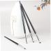 Healeved 4pcs Horse Hair Wooden Handle Eyeliner Precision Brush Black Eye Makeup Kit - Buy Online on SooperMarket.com