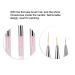 3pcs Nail Art Dotting Liner Brush Set with Rhinestone Handle - Pink Manicure Tools - Buy Online on SooperMarket.com