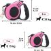 5m Retractable Dog Leash - Perfect for Small Medium & Large Dogs | Pink Color - Durable & Stylish - Buy Online on SooperMarket.com
