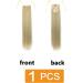 Blonde Long Straight Ponytail Extensions | Clip-in Synthetic Hairpiece for Women | 22 inch | GBMW038 - Buy Online on SooperMarket.com