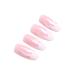 VATOCU Short Pink French Flame Coffin Press-On Nails - 24 Shiny Ballerina Nail Tips for Women & Girls - Buy Online on SooperMarket.com