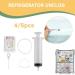Refrigerator Drain Clean Brush Wash Brush Suction Syringe Hose Fridge Cleaner Dredge Tool Stick Drain Kit 1.5m Fridge Hole White 6pcs - Buy Online on SooperMarket.com