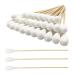 Precision Cotton Swabs with 6'' Long Sticks for Gun Cleaning Makeup or Pets Large Size: 200 pieces