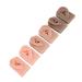 Human Ear Model Simulation Waterproof Soft Flexible 3 Pairs Ear Model for Novice Practice
