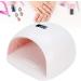 72W LED Nail Lamp Professional Painless Gel Polish Light with Powerful Motor & Detachable Base UV LED Nail Gel Curing Light with 36 Light Chips(UK 110-240V) - Buy Online on SooperMarket.com