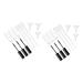 HAPINARY 1 Set Mascara Tube Liquid Eyeliner Bottle Wine Lip Tint Mini Lip Gloss Lash Wand Lip Gloss Tube Abs
