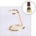 ZBJBinCH Shaving Brush Holder Deluxe Shaving Stand Shaving Razor and Brush Stand for Safety Razor Stand Place manual shaving foam brush Stainless Steel (Golden Without Brush) - Buy Online on SooperMarket.com