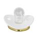 Baby Pacifier Set - Silicone Bling Pacifiers for Comfort & Sleep | Exquisite White Design | Shop Internationally - Buy Online on SooperMarket.com