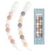 Kowlone Dummy Clips Boys Girls Silicone Soother Pacifier Chain Teething Holder for Baby Unisex Newborn Dummies