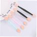MUSISALY 50 Pcs Makeup Tools Eyeshadow Makeup Brushes Makeup Application Double Head Eyeshadow Brushes Black Size 1 Black - Buy Online on SooperMarket.com