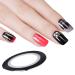Nail Striping Tape Line Nail Striping Tape Line Adhesive Nail Sticker Nail Art Decoration Nail Strips Sticker Silver - Buy Online on SooperMarket.com