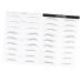 CANIGHT 2 Pairs Makeup Tools Eye Brow Pencils Dark Brown Women Eyeshadow 21x15cm Black 003