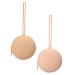 WeSweet pacifier box for on the go - pack of 2 silicone pacifier containers pacifier holder - easy to clean (apricot/muted)