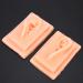 Ear Model Silicone Ear Model Acupuncture Practice Human Soft Teaching Left Right Ear Model