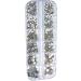 kesurpae Women Fingernail Flatback Rhinestones Assortment Set Home Salon Girls Crystals Assorted Kit Nail Art Handicraft - Buy Online on SooperMarket.com