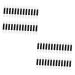 NOLITOY 200 Pcs Sponges Eyeshadow Makeup Eye Shadow Applicator Set Oval Women's Cosmetic Mx2pcs Whitex2pcs