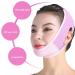 Double Chin Reducer | V Line Face Lifting Mask | Adjustable Soft Chin Strap | Reusable Face Strap for Double Chin (Purple - Buy Online on SooperMarket.com