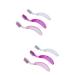 KALLORY 2Pcs Folding Eyebrow Comb - Stainless Steel Lash & Brow Makeup Brush for Perfect Eyebrows & Lashes | Beauty Tool - Random Color - Buy Online on SooperMarket.com
