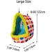 Litewoo Large Parrot Bird Bed Hammock - Winter Warm Plush Nest Toy for Conure, Lovebird, Parakeet, Cockatiel, Chinchilla, Guinea Pig, Squirrel - Cage Accessory - Buy Online on SooperMarket.com