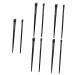 Baluue 15 Sets Ultra Thin Eyeliner Wood Eyebrow Brush Eyebrow Black Women Eyebrow Brush