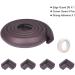 Vicloon Edge Protectors 2 M Foam Safety Strip and 4 Corner Cushion Protector Set Edge Corner Guards for Baby - Purple - Buy Online on SooperMarket.com