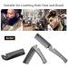 Folding Stainless Steel Beard Comb with Round Teeth - Pocket Size for Household, Barber & Salon Use (2#) - Buy Online on SooperMarket.com