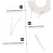 PLAFOPE 2pcs Hairdressing Ceramic Coil Heated Curlers Replacement Hot Ring Coils Heating Coil White Ceramics - Buy Online on SooperMarket.com