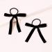 Limtula 2pieces Colorful Ribbon Bowknot Hair Scrunchies Elastic Hair Ropes Ponytail Holder Festival Woman Hair Supplies Black - Buy Online on SooperMarket.com