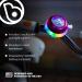 Brightz LED Light Up Bike Bell with Clear Ring Sound - Twinkling Rainbow Color LED Ring Light - Space Pink Bicycle Accessory for Kids and Adults - Buy Online on SooperMarket.com