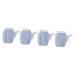 MAGICLULU 4pcs Ceramic Soy Sauce Pot Japanese Oil Jar Cruet Japanese Oil Dispenser Ceramic Seasoning Jar Container Ceramic Soy Sauce Dispenser Seasoning Bowl Soy Sauce Jar Ceramics Household 8X7.5X5CMx4pcs Bluex4pcs