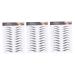MUSISALY 3 Sheets Waterproof Eyebrow Stickers Waterproof Fake Eyebrows Sticker Eyebrows Transfer Stickers 21x15cm Black 2