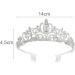 Tiara Crown Crystal Rhinestone Bridal Princess Headband with Comb for Women Bridal Party Wedding Birthdays Anniversaries - Buy Online on SooperMarket.com