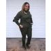 KANSOON Women 2-Piece Puff Sleeve Top & Flounced Pants Sweatsuit Set - Buy Online on SooperMarket.com