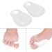 2Pcs Silicone Toe Separators for Thumb Valgus Corrector and Bunion Cushion - Buy Online on SooperMarket.com