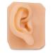 Nicfaky Soft Silicone Right Ear Model for Practicing Suture for Jewelry Display Silicone Ear for Teaching Instructions