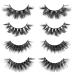 Shop Fluffy Mink False Eyelashes | 3D Natural Mink Lashes in Bulk - HE01 - Buy Online on SooperMarket.com