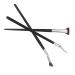 PLAFOPE 1 Set Fan Mascara Brush Mascara Wands Mascara Makeup Tools Makeup Brushes Lash Separator Tool Lash Eyebrow Brush Folding Angle Scalloped Lash Brush Eye Brow Application