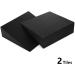 DEAYOU 2 Pack Yoga Foam Wedge Set - 13 EVA Foam Stretch Slant Boards for Lower Leg Strength & Flexibility - Squat Wedge Block for Exercise & Calf Stretching - Knee Pad, Back Support & Footrest Cushion - Black - Buy Online on SooperMarket.com