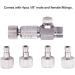 Yolispa Disconnect Adapter Airbrush Horse Quick Connecter Set 1/8'' Fittings Part with 4 Fittings2 Disconnect Adapter Brush Fitting Airbrush Horse Brush Fitting Set Brush Fitting Disconnect Adapt - Buy Online on SooperMarket.com